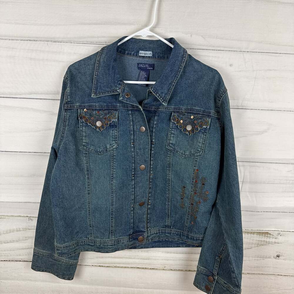 Jazzie Denim Jean Jackets Size 2XL - Picture 1 of 5